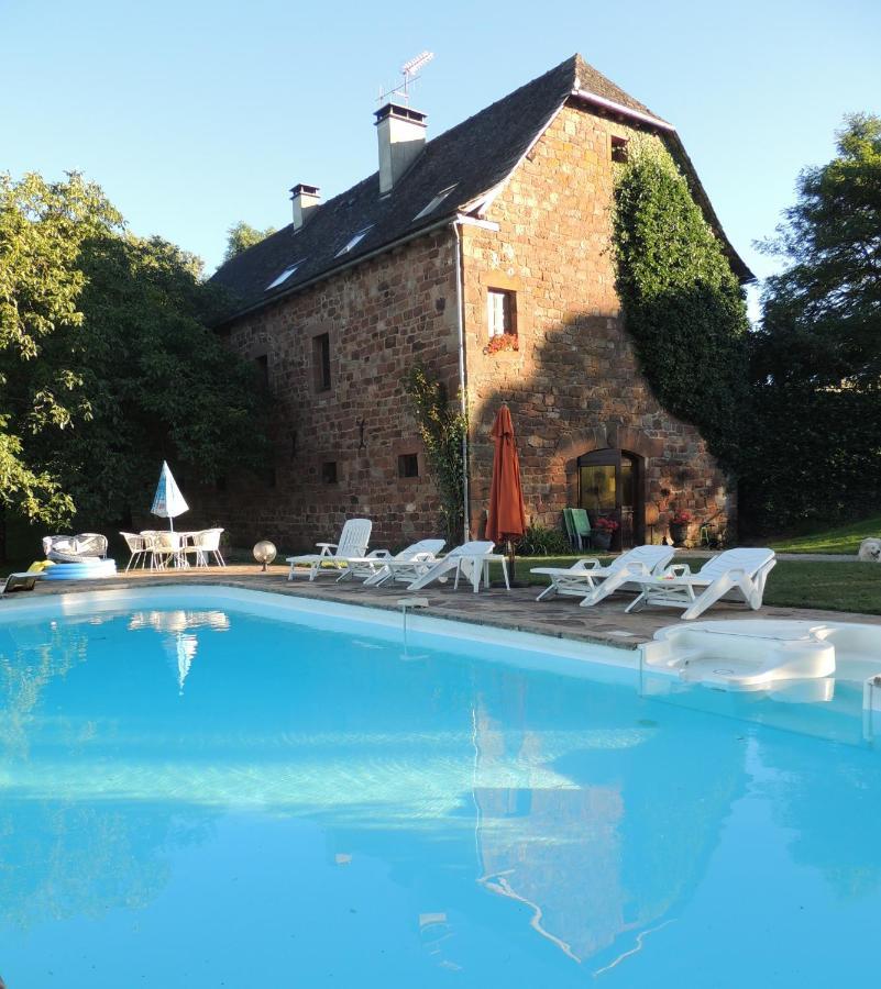 Domaine Du Mas Naut Bed and Breakfast Conques-en-Rouergue Exteriör bild