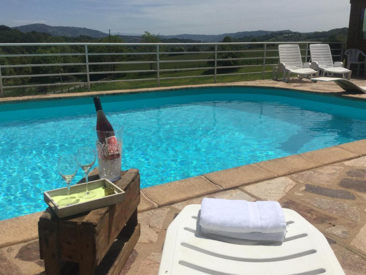 Domaine Du Mas Naut Bed and Breakfast Conques-en-Rouergue Exteriör bild