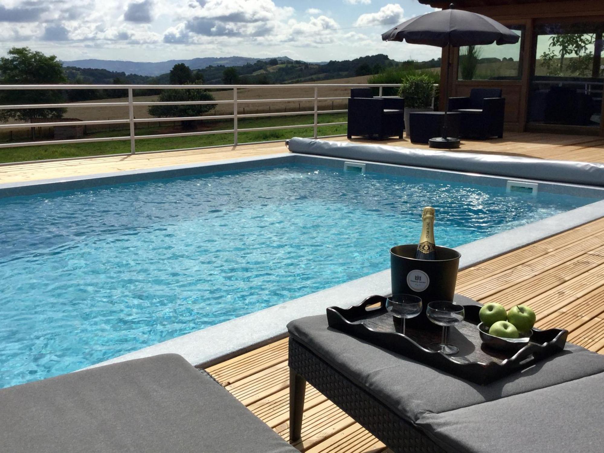 Domaine Du Mas Naut Bed and Breakfast Conques-en-Rouergue Exteriör bild